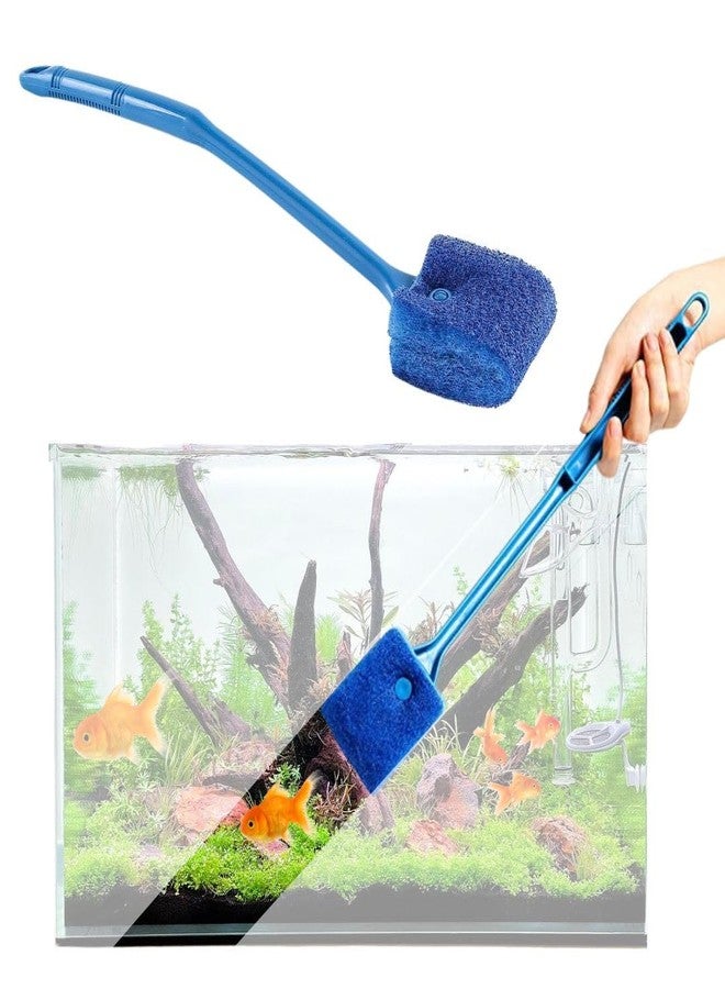 VAYINATO® Double-Sided Blue Sponge Algae Cleaner Brush for Aquariums by Petzlifeworld - Image 3